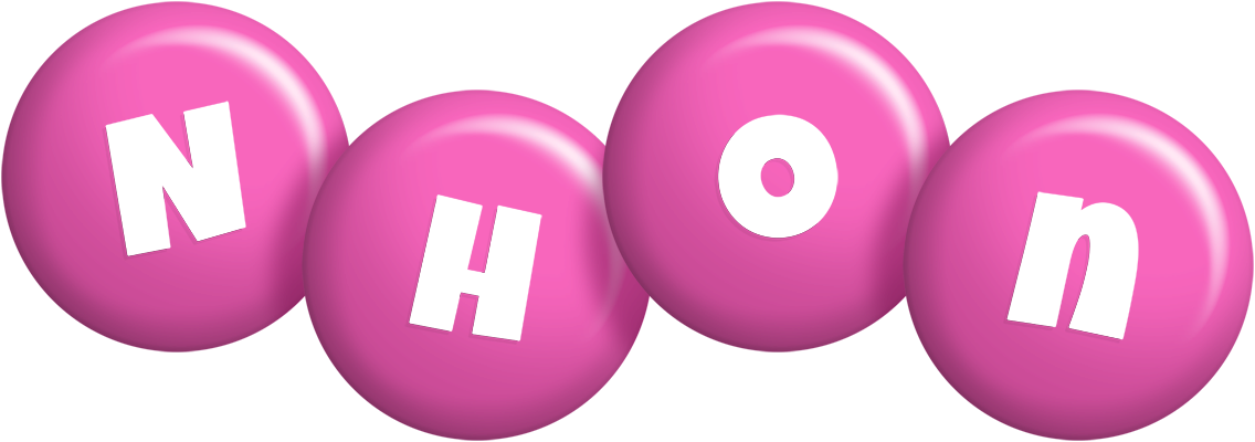 Nhon candy-pink logo