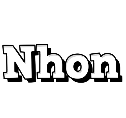 Nhon snowing logo