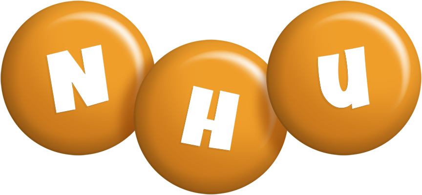 Nhu candy-orange logo