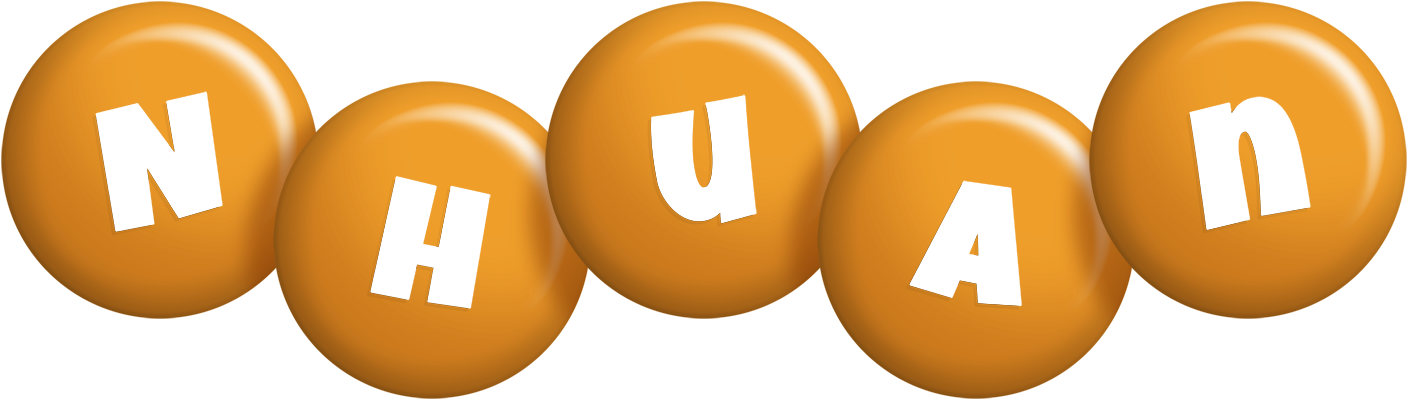Nhuan candy-orange logo