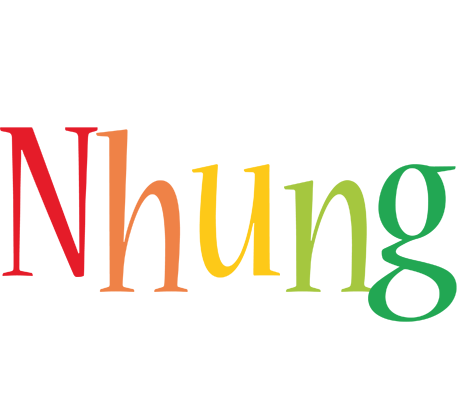 Nhung birthday logo