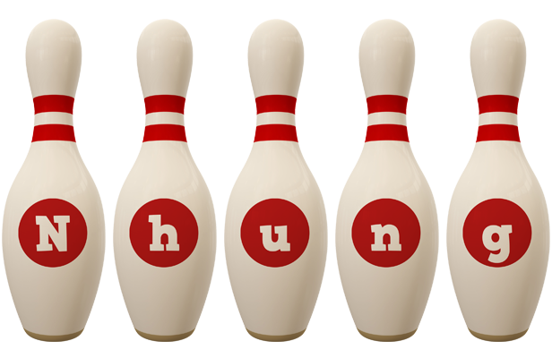 Nhung bowling-pin logo