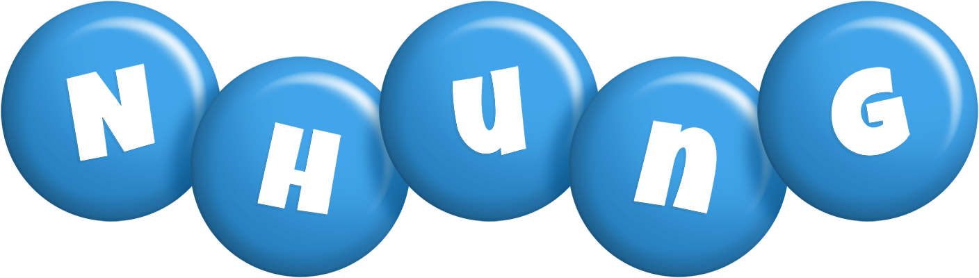 Nhung candy-blue logo