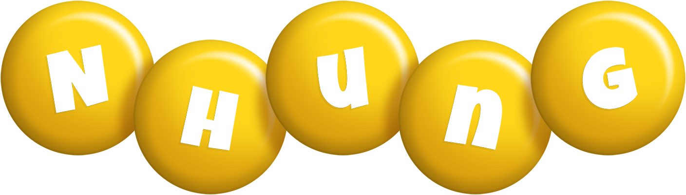 Nhung candy-yellow logo