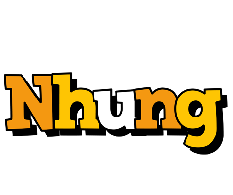Nhung cartoon logo