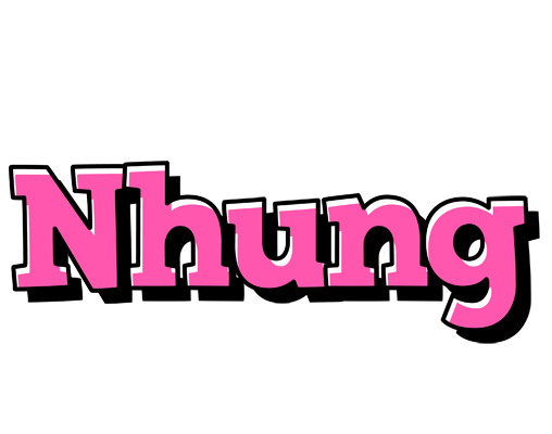 Nhung girlish logo