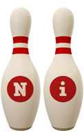 Ni bowling-pin logo