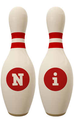 Ni bowling-pin logo