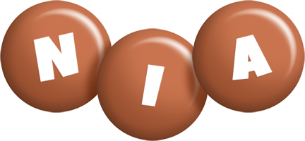 Nia candy-brown logo