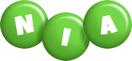 Nia candy-green logo