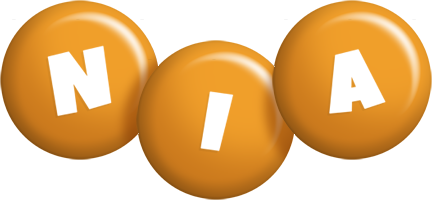 Nia candy-orange logo