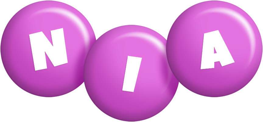 Nia candy-purple logo