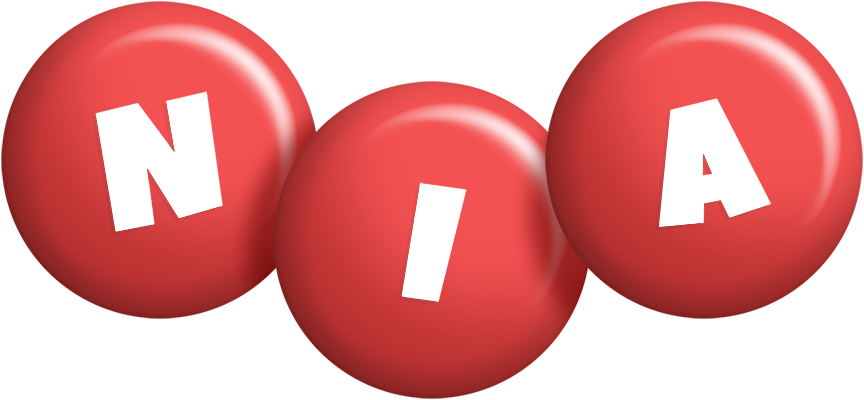 Nia candy-red logo