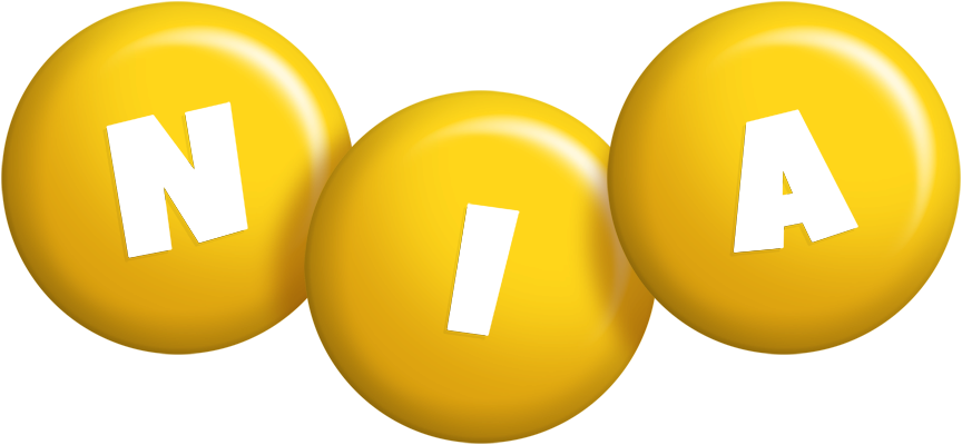 Nia candy-yellow logo