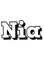 Nia snowing logo