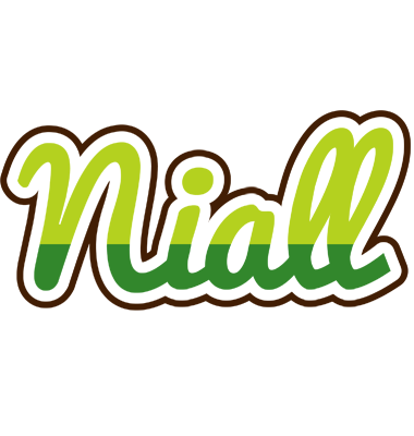 Niall golfing logo