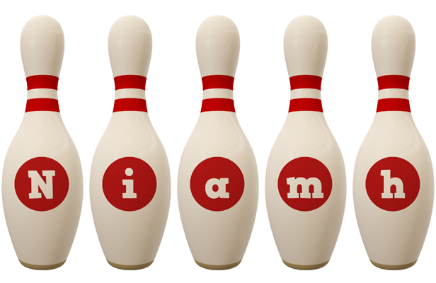 Niamh bowling-pin logo