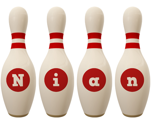 Nian bowling-pin logo