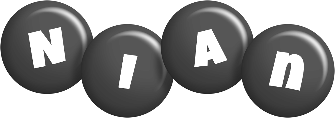 Nian candy-black logo
