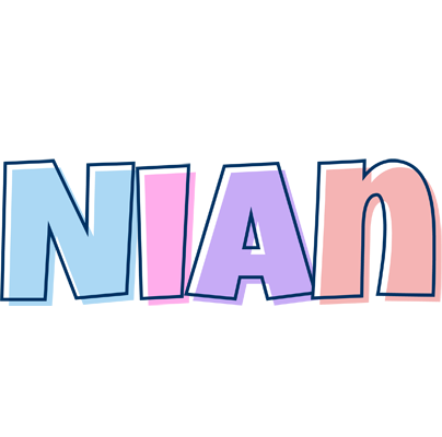 Nian pastel logo