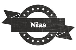 Nias grunge logo