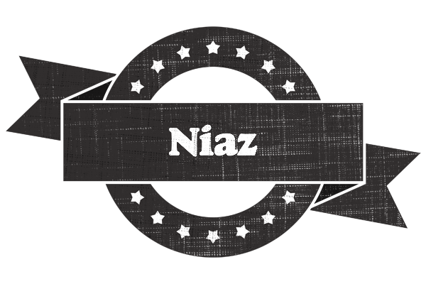 Niaz grunge logo