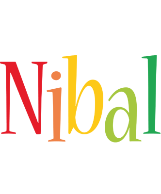 Nibal birthday logo