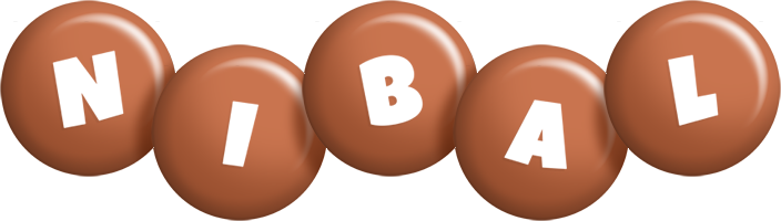 Nibal candy-brown logo