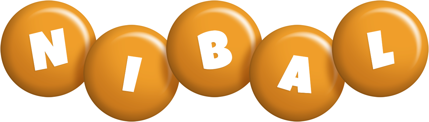 Nibal candy-orange logo