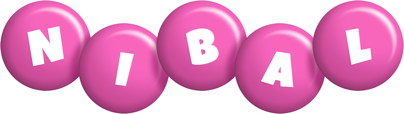 Nibal candy-pink logo