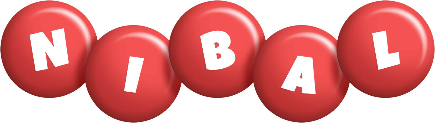 Nibal candy-red logo