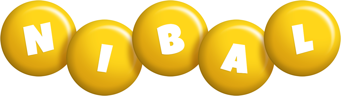 Nibal candy-yellow logo