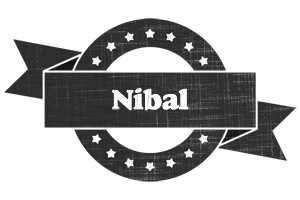 Nibal grunge logo