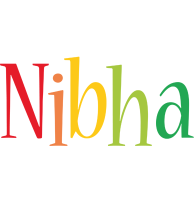 Nibha birthday logo
