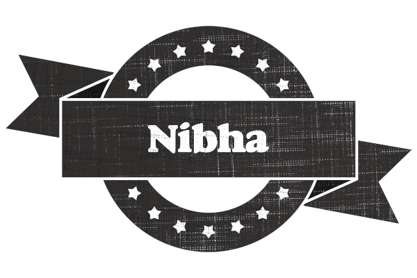 Nibha grunge logo