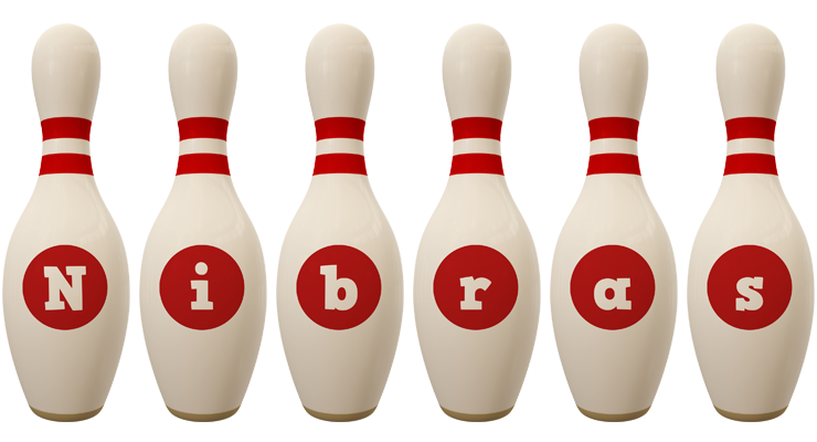 Nibras bowling-pin logo