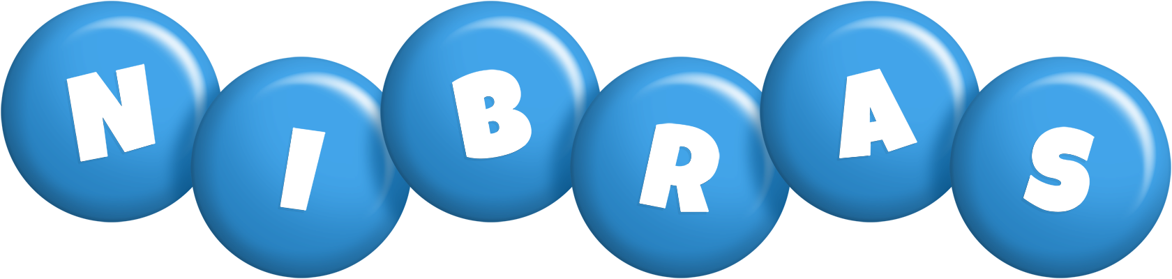 Nibras candy-blue logo