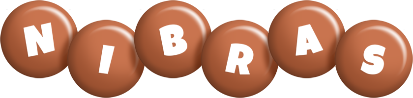 Nibras candy-brown logo