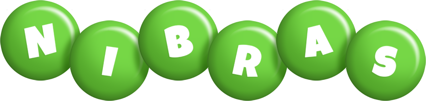 Nibras candy-green logo