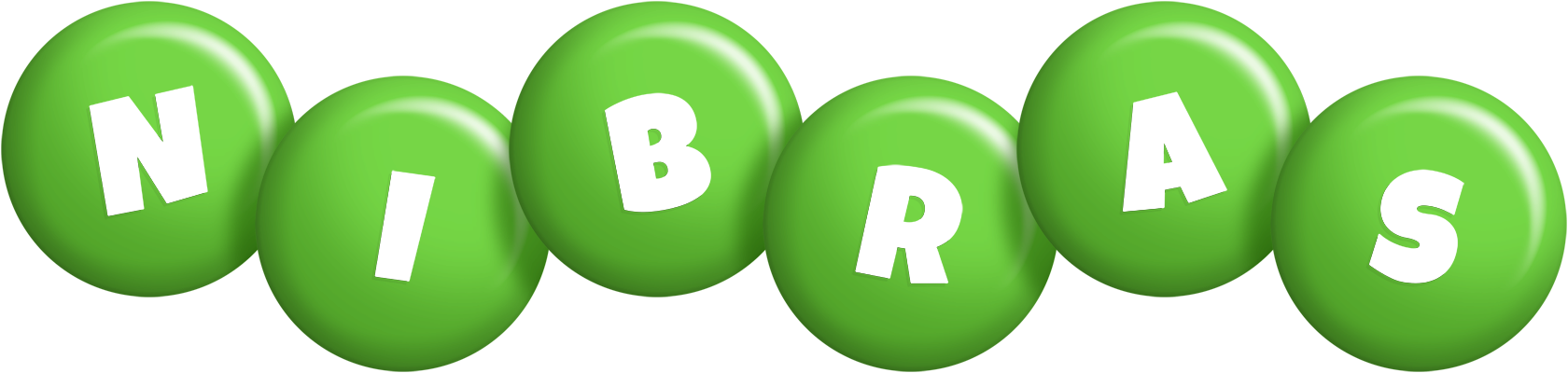 Nibras candy-green logo