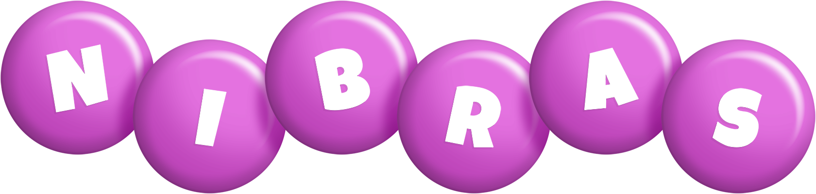 Nibras candy-purple logo