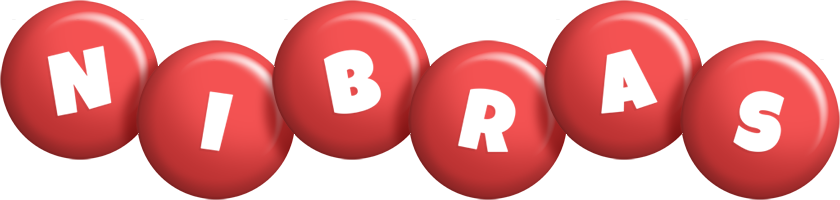 Nibras candy-red logo