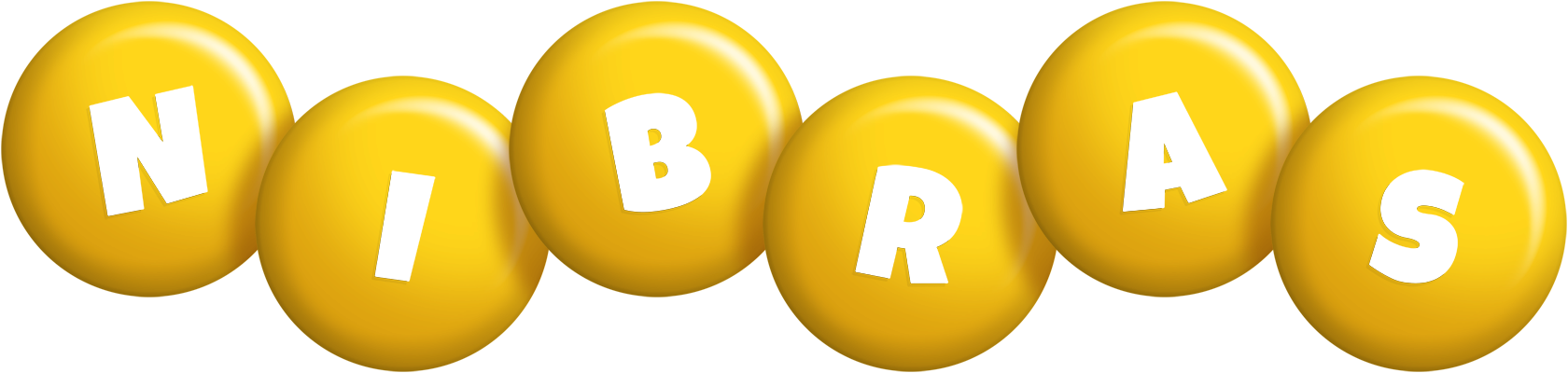 Nibras candy-yellow logo