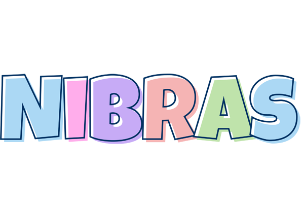 Nibras pastel logo