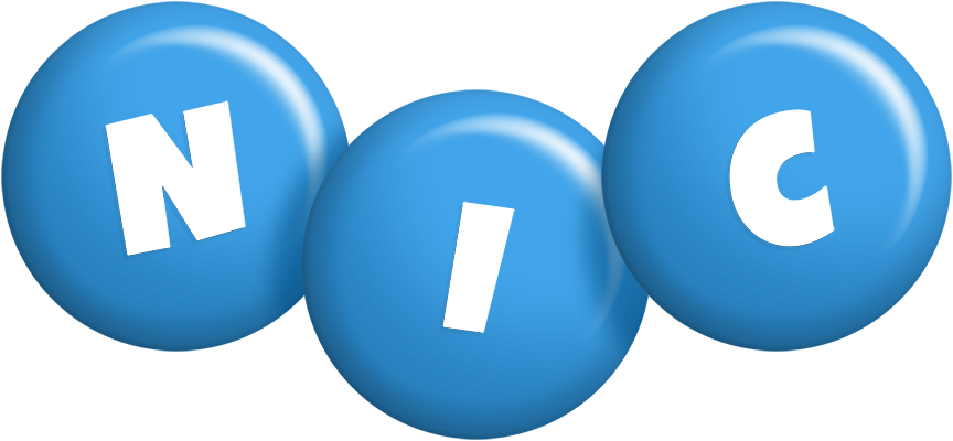 Nic candy-blue logo