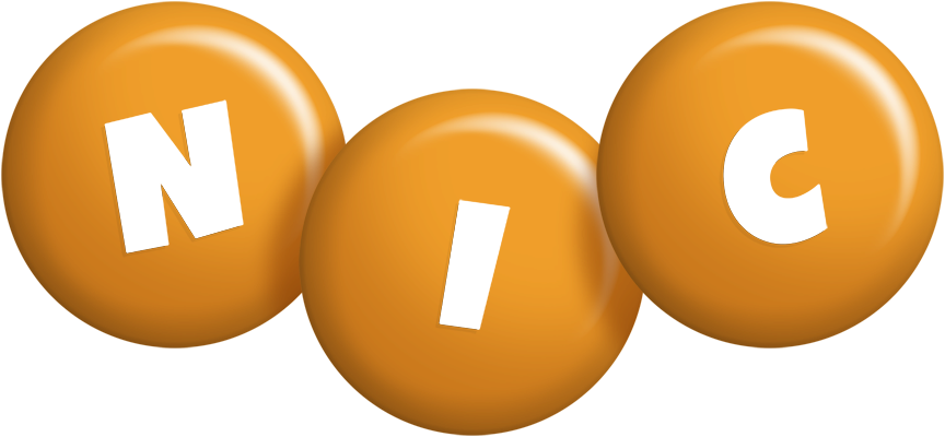 Nic candy-orange logo