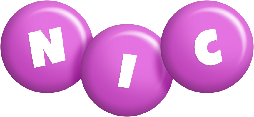 Nic candy-purple logo