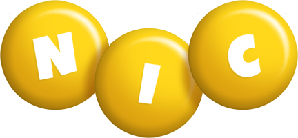 Nic candy-yellow logo