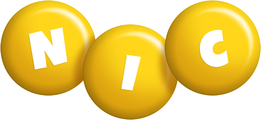 Nic candy-yellow logo