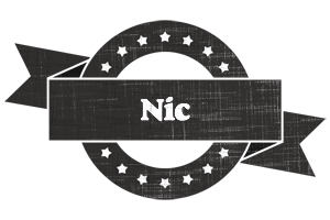 Nic grunge logo